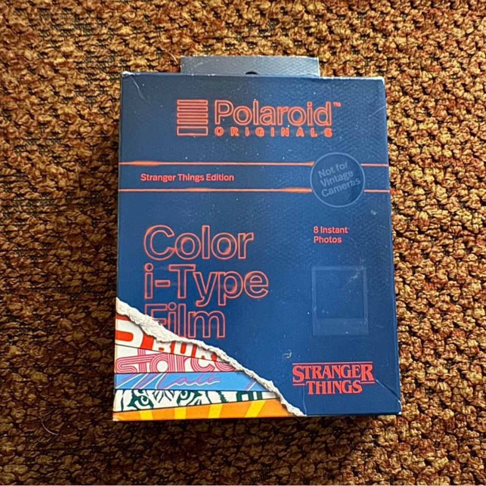 Stranger Things Polaroid film for I-Type cameras, 8 count.